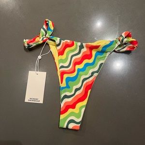 NWT Monday Swimwear - Morocco Bottom - Island Aura - M
